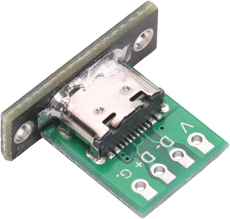 Teansic 10PCS Type C Female Socket Converter Board,USB 3.1 Female Connector with Black Fixing Plate - Image 5
